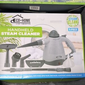 Gray Handheld Steam Cleaner